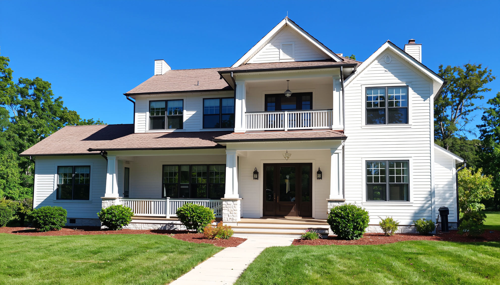 Fort Wayne, IN with seamless rain gutters